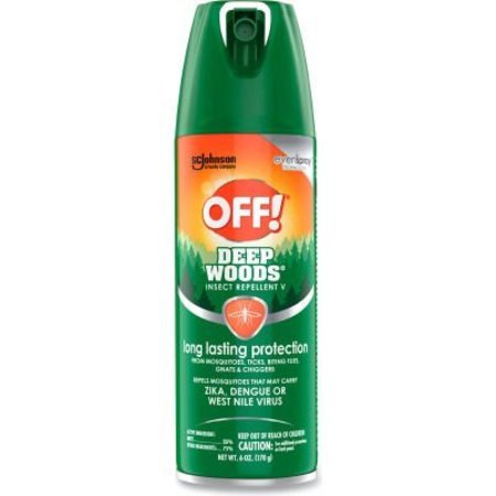 UNITED STATIONERS SUPPLY OFF!!, Deep Woods Insect Repellent, 6 oz Aerosol SJN333242EA